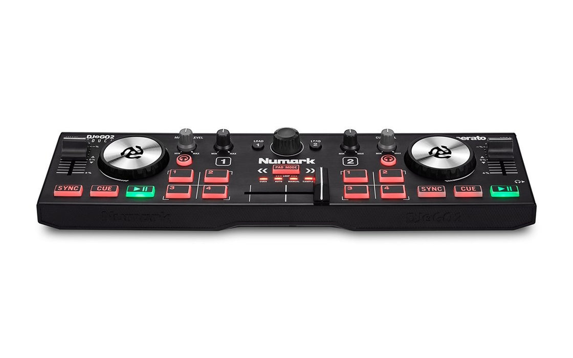 Numark DJ2GO2 Touch Pocket DJ Controller + ProX Case - Rock and Soul DJ Equipment and Records