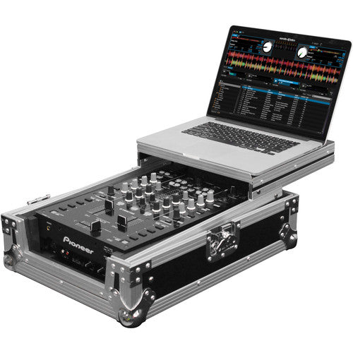 Odyssey Innovative Designs FZGS10MX1 Flight Zone Series Low Profile Glide Style Case for a 10" DJ Mixer - Rock and Soul DJ Equipment and Records