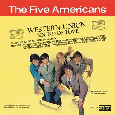 Five Americans, The - Western Union (GOLD VINYL) - Vinyl LP - RSD 2022