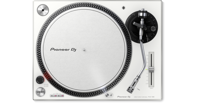 Pioneer PLX-500-W Direct Drive Turntable in White - Rock and Soul DJ Equipment and Records