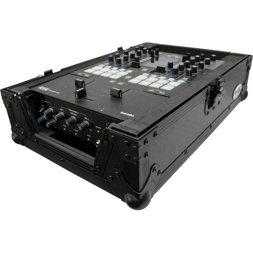 ProX XS-RANE72BL Flight Case for 11" Rane 72 DJ Mixer (Black-on-Black) - Rock and Soul DJ Equipment and Records
