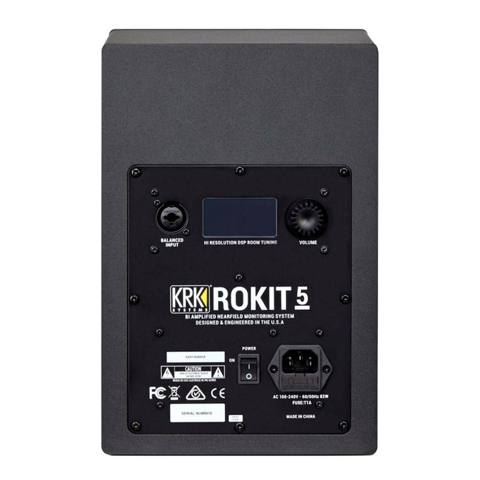 KRK Rokit 5 G4 RP5G4 5" Powered Studio Reference Monitor Speakers Pair w Stands