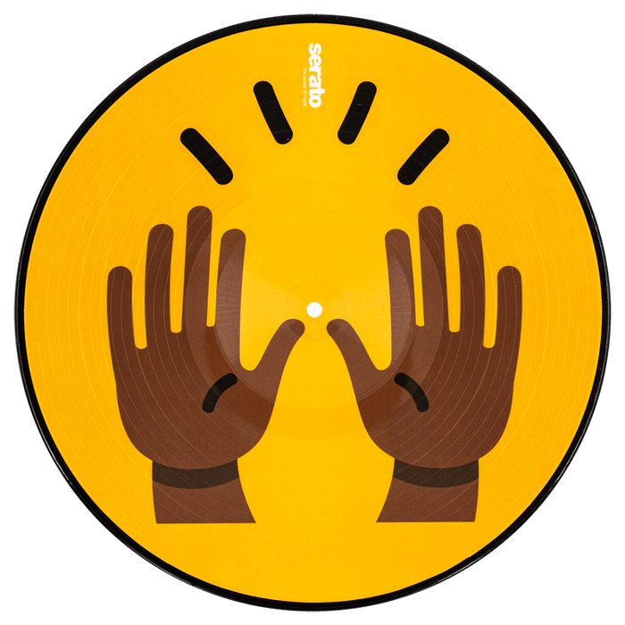 Serato Control Vinyl - Pray and Raised Hands Emoji (Pair) - Rock and Soul DJ Equipment and Records