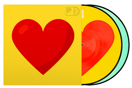 Serato Control Vinyl - Heart and Donut Emoji (Pair) - Rock and Soul DJ Equipment and Records