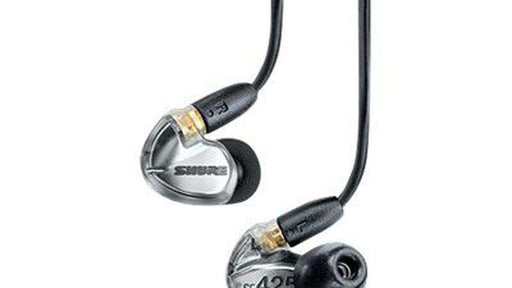 Shure SE425 Sound Isolating Earphones in Metallic Silver - Rock and Soul DJ Equipment and Records