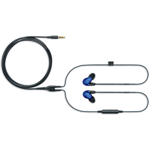 Shure SE846 Sound-Isolating Earphones with Bluetooth and Wired Accessory Cables (Blue) - Rock and Soul DJ Equipment and Records
