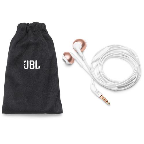 JBL T205 Earbud Headphones (Rose Gold) - Rock and Soul DJ Equipment and Records