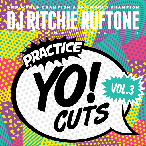 Practice Yo! Cuts Volume 3 - Teal Vinyl - Rock and Soul DJ Equipment and Records