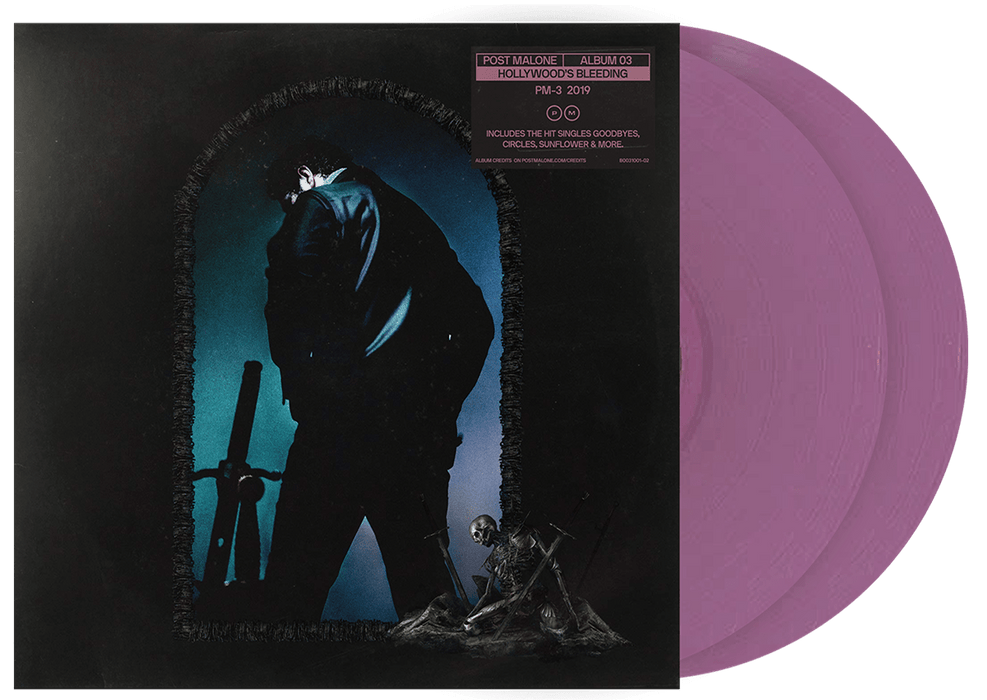 Post Malone -  Hollywood's Bleeding (Pink Vinyl) [2LP] - Rock and Soul DJ Equipment and Records