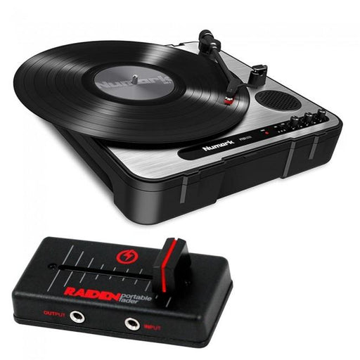 Numark PT01 USB with VVT-MK1 Fader in Black & Red - Rock and Soul DJ Equipment and Records